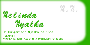 melinda nyalka business card